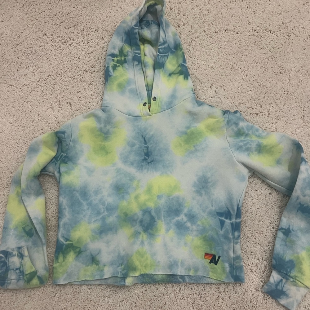 Cropped Aviator Nation hoodie